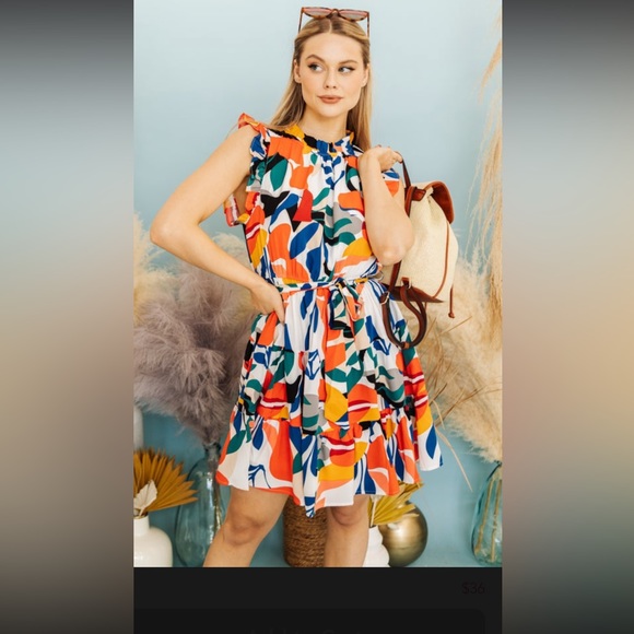 Mod dress worn once to church so so cute - Picture 3 of 4